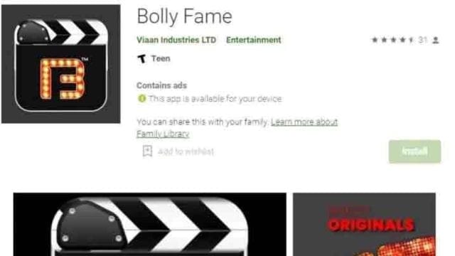 Bollyfame App