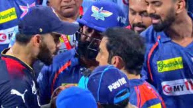 IPL 2023: Kohli and Gambhir in a verbal spat