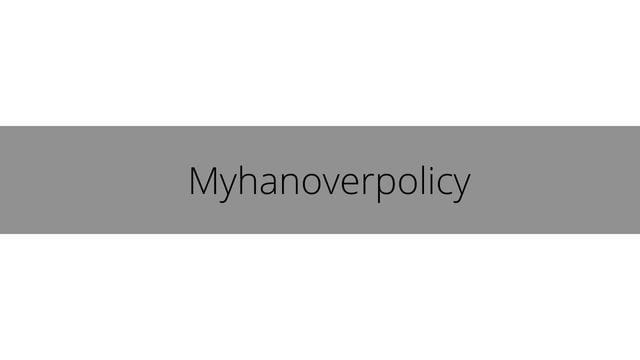 Myhanoverpolicy