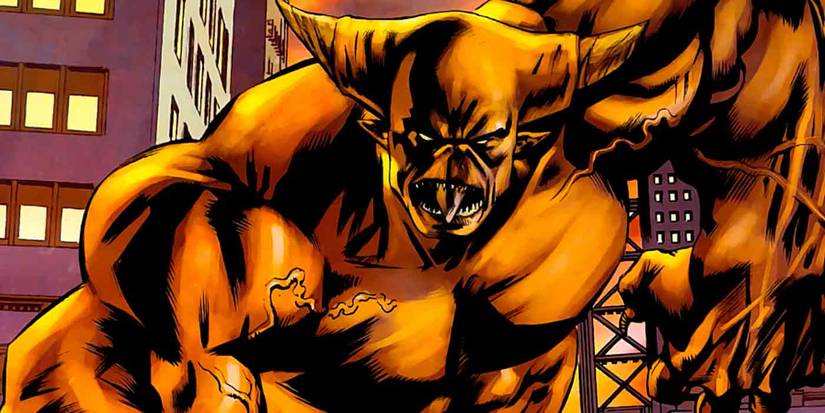Infernal Hulk, massive yellow creature with sharp teeth and bulky horns
