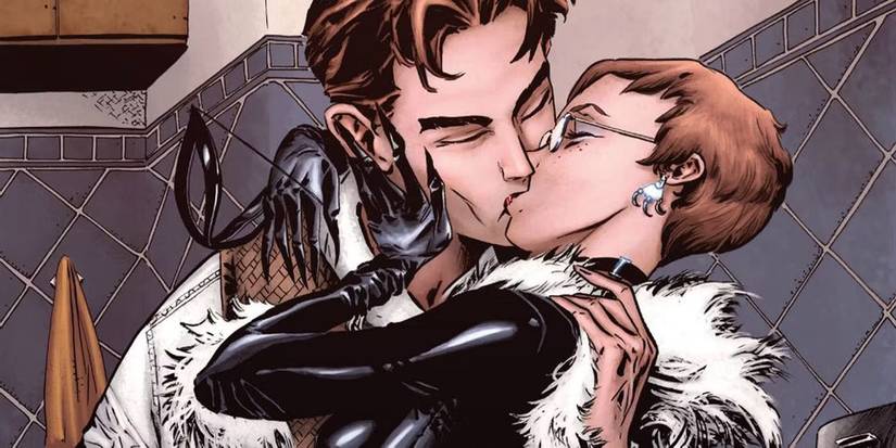 Peter Parker kisses Carlie Cooper