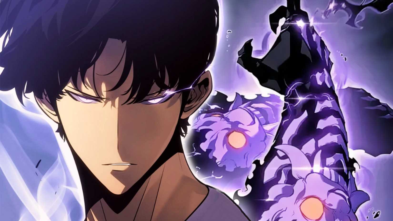 Sung Suho with gauntlets in the background