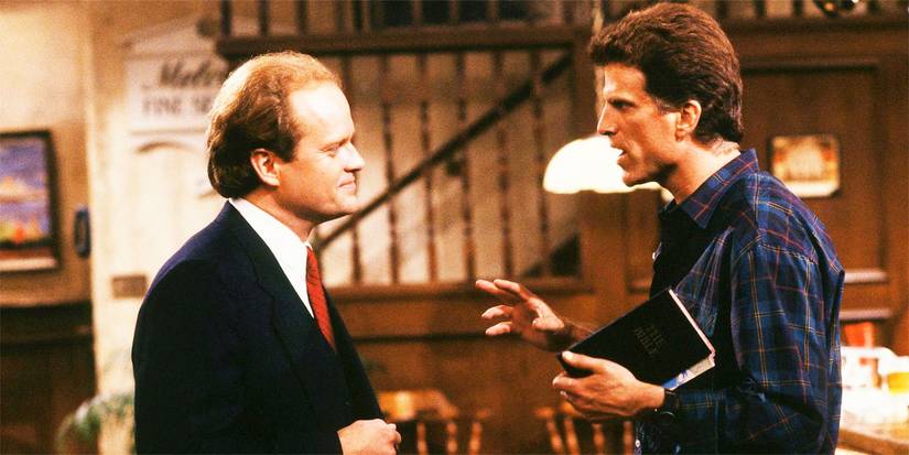Ted Danson and Kelsey Grammer in Cheers