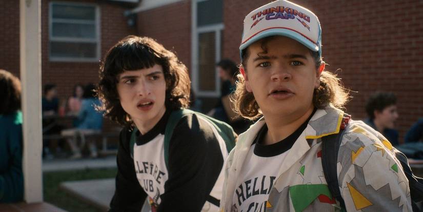 Finn Wolfhard and Gaten Matarazzo in Stranger Things
