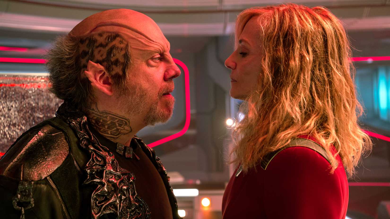 Nus Braka and Captain Nahla Ake in Starfleet Academy