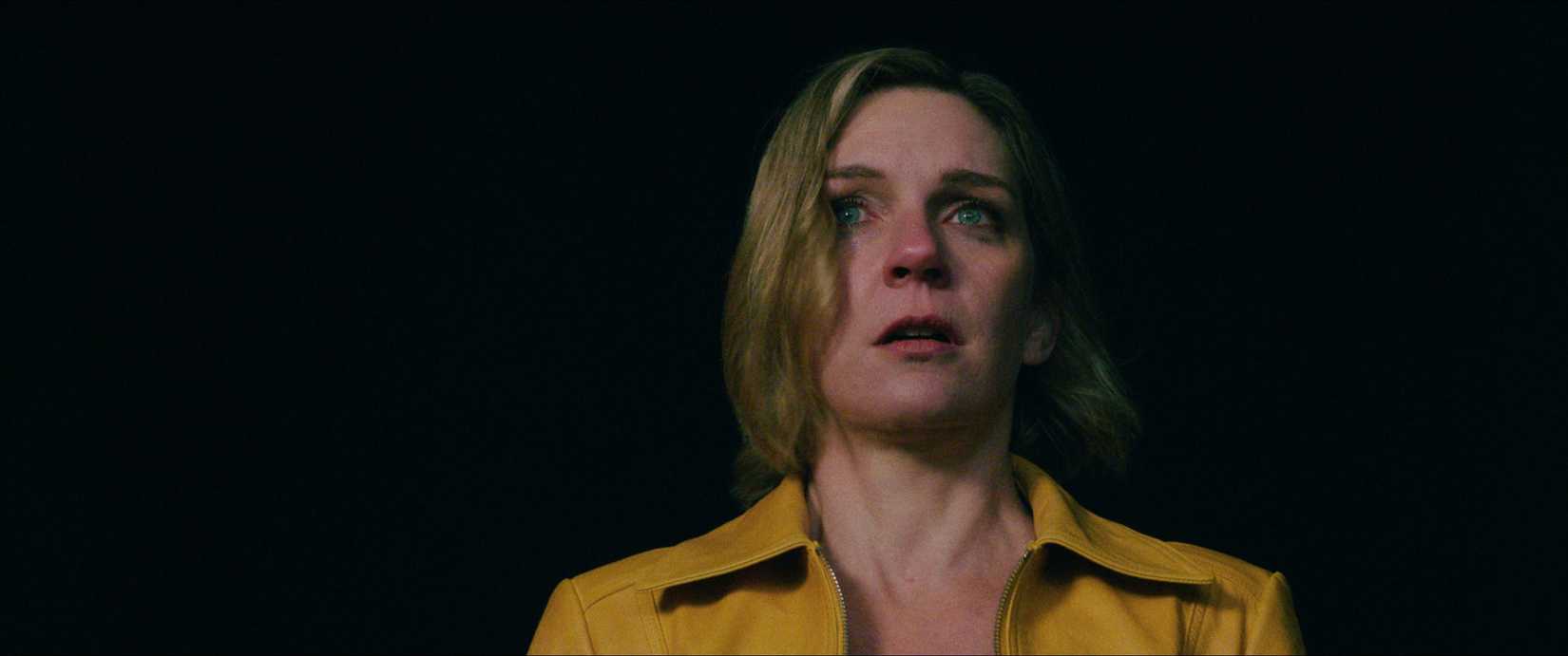 Rhea Seehorn looking distraught in Pluribus