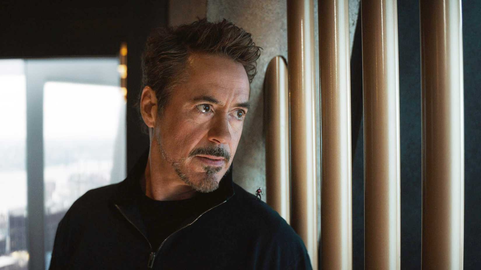 Robert Downey Jr as Tony Stark in Avengers Endgame