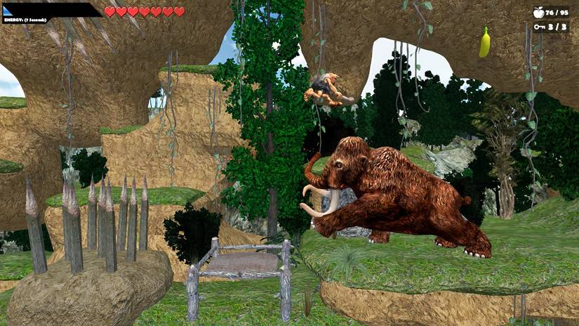Caveman World Gameplay Screenshot
