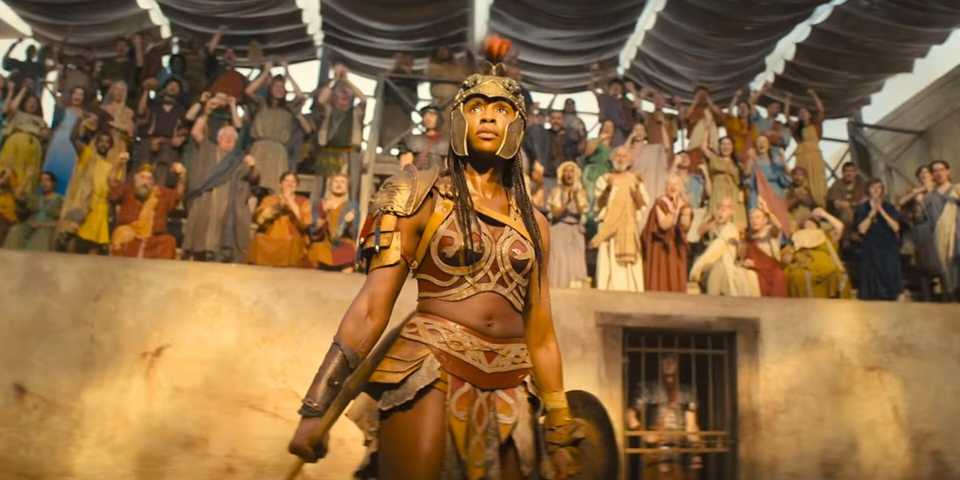 Scene from Spartacus: House of Ashur