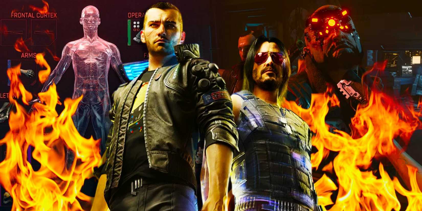 V and Johnny from Cyberpunk 2077