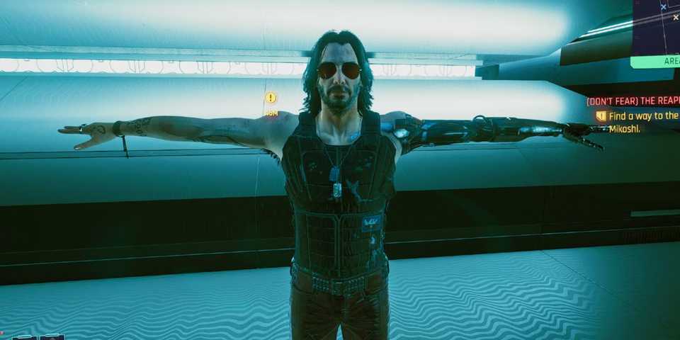 Johnny Silverhand in Cyberpunk 2077