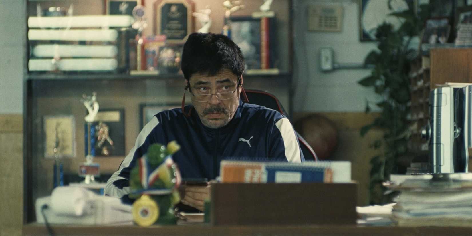 Benicio del Toro as Sergio St. Carlos in One Battle After Another