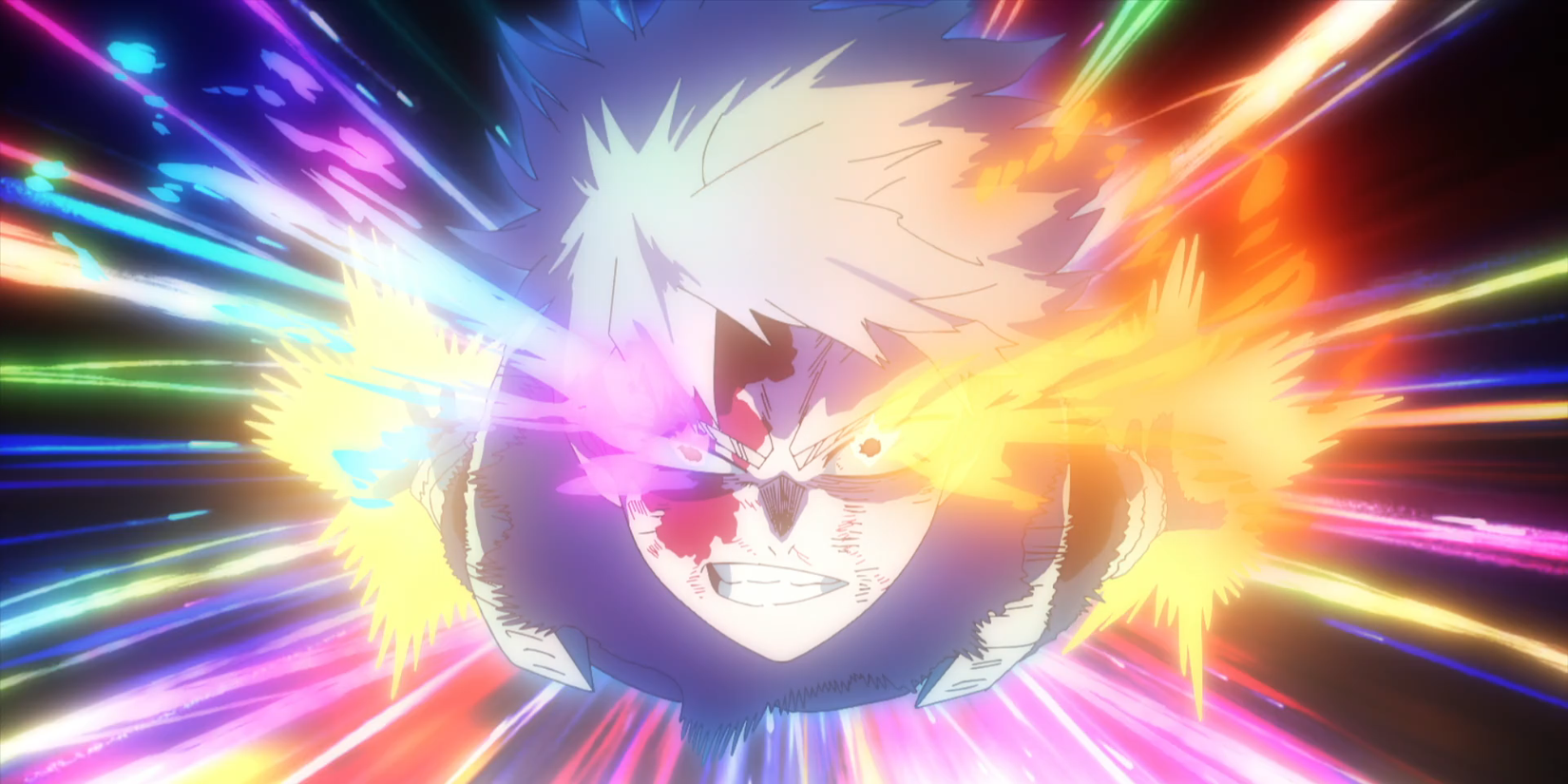 Bakugo rushing to save All Might